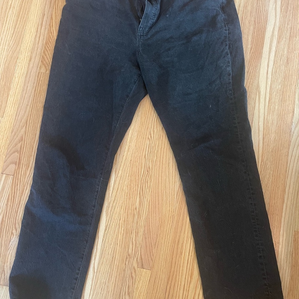 Black 90s straight Jeans